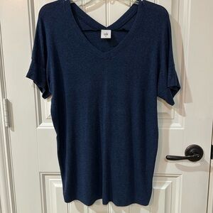 CAbi soft, oversized tee shirt. Medium in dark blue.